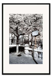 Gerahmter Kunstdruck Infrarot - Metro in Paris