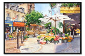 Gerahmter Kunstdruck Fleures á Deauville 