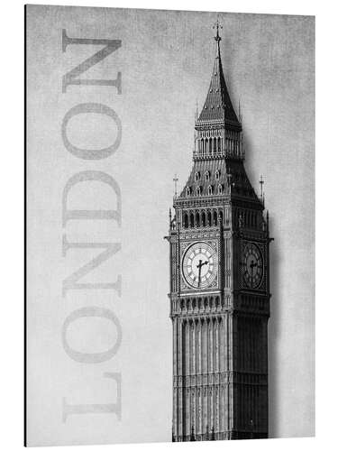 Aluminiumsbilde London - Big Ben