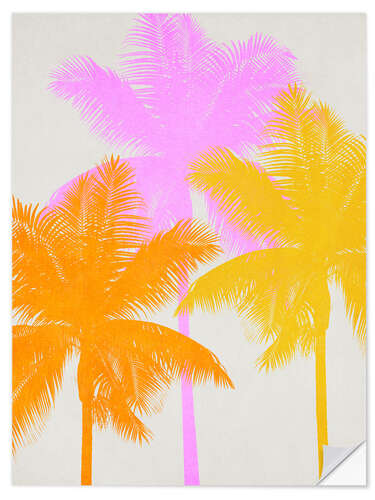 Wall sticker Palm collage