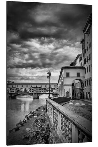 Aluminium print FLORENCE Ponte Vecchio