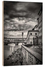 Cuadro de madera FLORENCE Ponte Vecchio