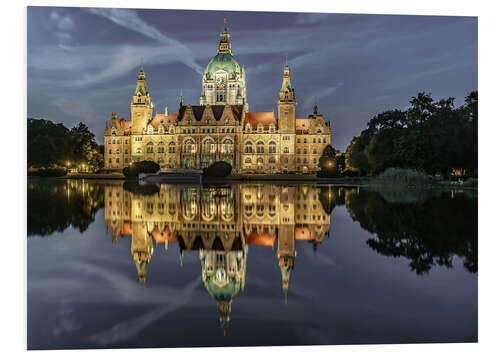 Foam board print Neues Rathaus - Hannover, Germany