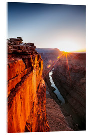 Acrylic print  Beautiful sunrise in Grand Canyon I - Matteo Colombo