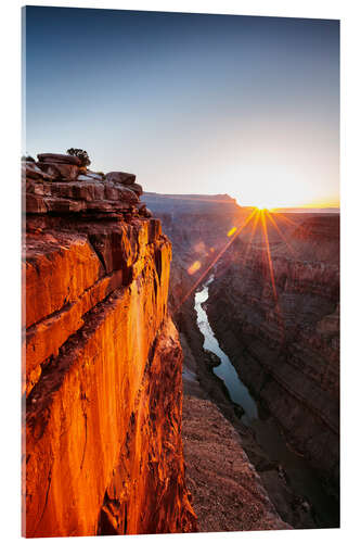 Acrylic print Beautiful sunrise in Grand Canyon I