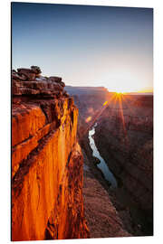 Alubild Schöner Sonnenaufgang im Grand Canyon I