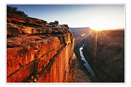 Wall print  Beautiful sunrise on Grand Canyon II - Matteo Colombo