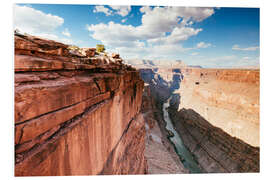 Foam board print Sunset over the Colorado river, Grand Canyon, USA