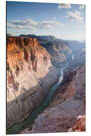 Alubild Landschaft: Sonnenuntergang über Colorado River, Grand Canyon, USA