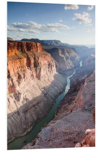 PVC print Landscape: sunset over Colorado river, Grand Canyon, USA