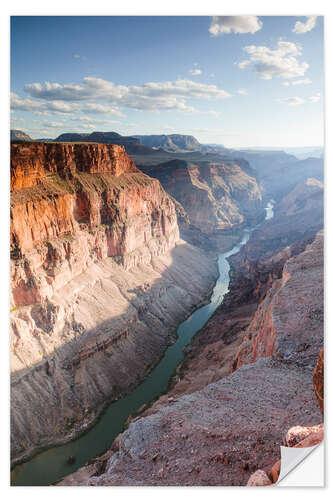 Wandsticker Landschaft: Sonnenuntergang über Colorado River, Grand Canyon, USA