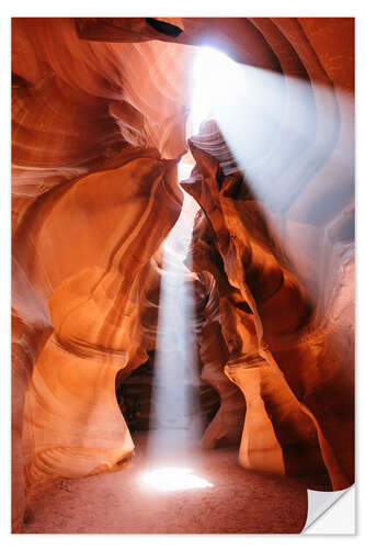 Vinilo para la pared Light beams at Upper Antelope Canyon, Arizona, USA