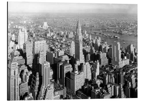 Alubild New York 1932, Blick auf das Chrysler Building