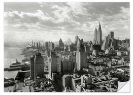 Sticker mural New York, Manhattan Skyline 1930