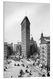 Tableau en plexi-alu New York City 1920, Flatiron Building