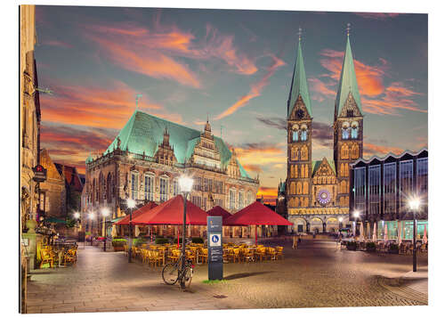 Gallery Print Bremen - Marktplatz, Rathaus, Altstadt