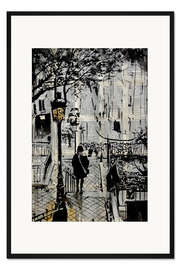 Gerahmter Kunstdruck Montmartre