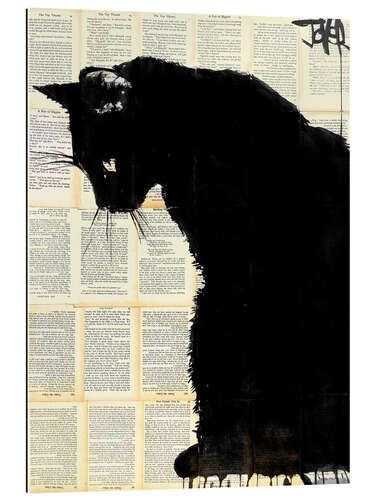 Gallery print Black cat