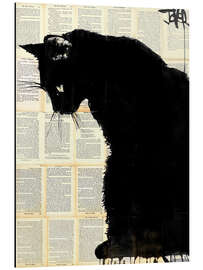 Magnettafel Schwarze Katze