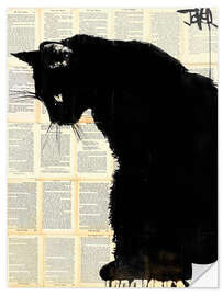 Wall sticker Black cat