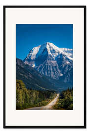Gerahmter Kunstdruck Mount Robson