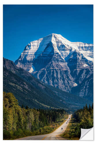 Muursticker Mount Robson