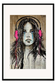 Gerahmter Kunstdruck Verrückt nach Musik