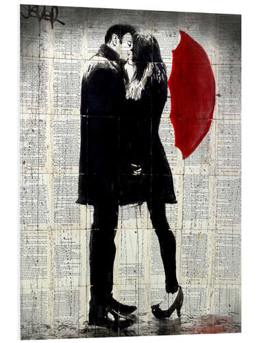 Foam board print winters kiss