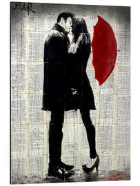 Magnettafel Winterkuss