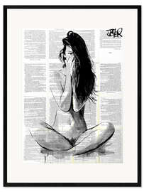 Framed art print wild lilyy