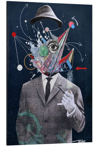 Aluminium print allegorical man2