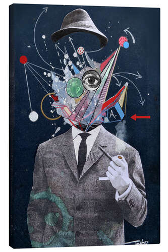 Canvastavla allegorical man2