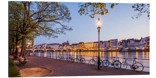 Obraz na aluminium Basel at night