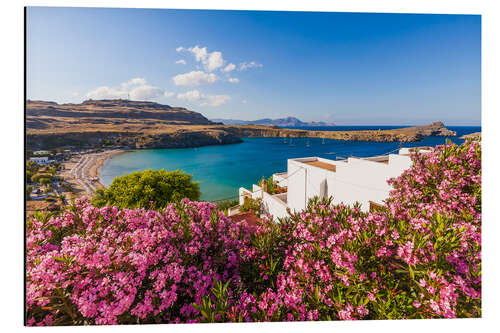 Cuadro de aluminio Lindos at Rhodes Island