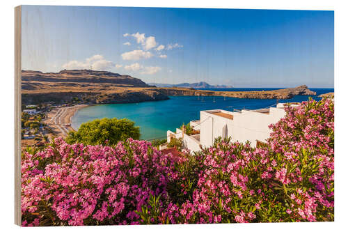 Puutaulu Lindos at Rhodes Island