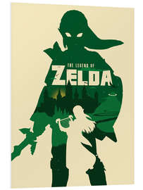 Foam board print The Legend of Zelda