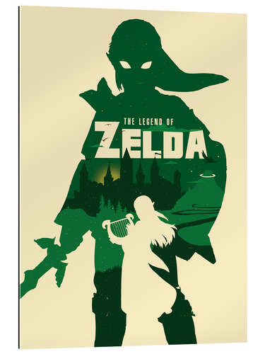 Quadro em plexi-alumínio The Legend of Zelda