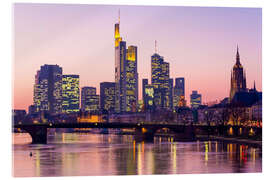 Akrylglastavla Skyline Frankfurt