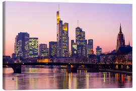 Canvas print Skyline Frankfurt