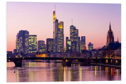 PVC-taulu Skyline Frankfurt