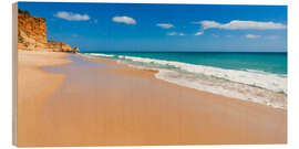 Tableau en bois Beach at Algarve