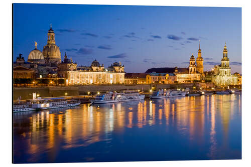 Alubild Skyline Dresden