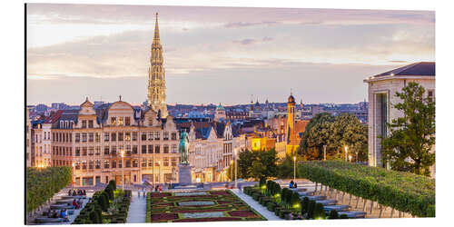 Quadro em alumínio Mont des Arts in Brussels