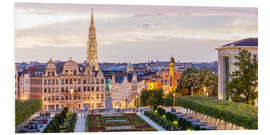 Foam board print Mont des Arts in Brussels