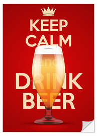 Wall sticker Keep Calm And Drink Beer