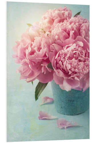 Foam board print Vintage Peonies