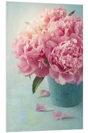 Foam board print Vintage Peonies