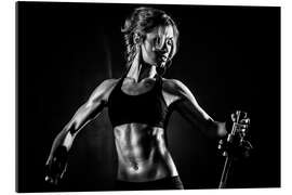 Gallery print Sportswoman With Barbell II