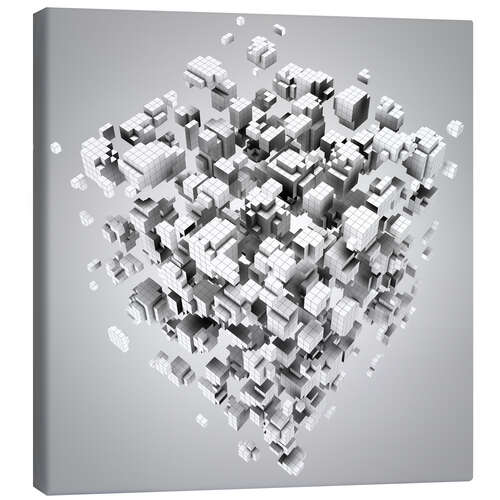 Canvas-taulu Blocks 3D