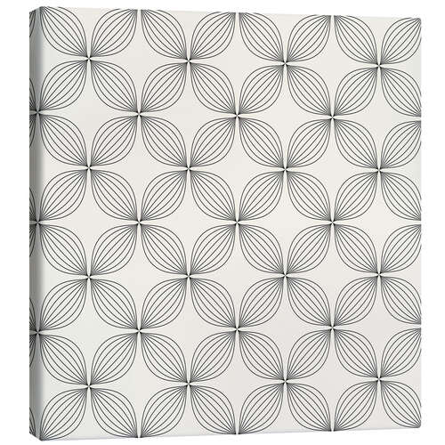 Lærredsbillede Monochrome line pattern